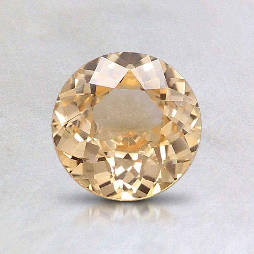 6mm Unheated Peach Round Sapphire