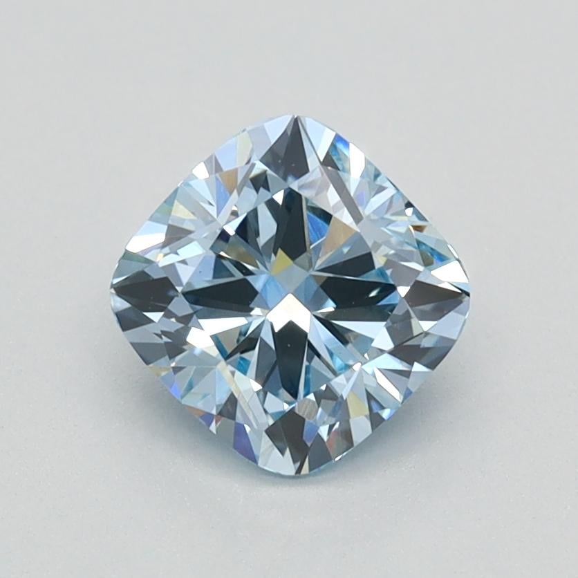 0.94 Ct. Fancy Blue Cushion Lab Grown Diamond