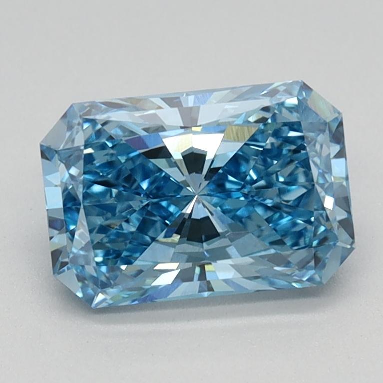 1.04 Ct. Fancy Vivid Blue Radiant Lab Grown Diamond