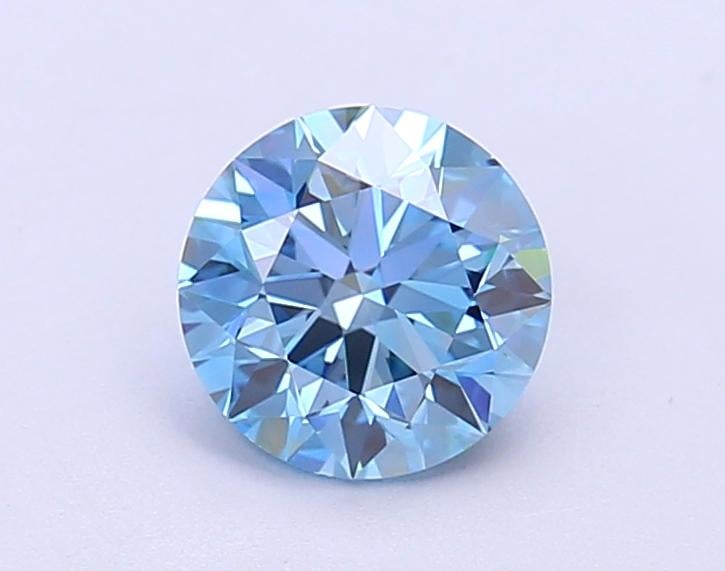 1.09 Ct. Fancy Vivid Blue Round Lab Grown Diamond