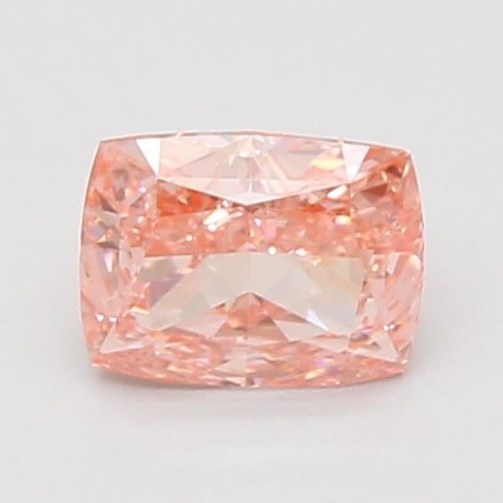 1.06 Ct. Fancy Vivid Pink Cushion Lab Grown Diamond