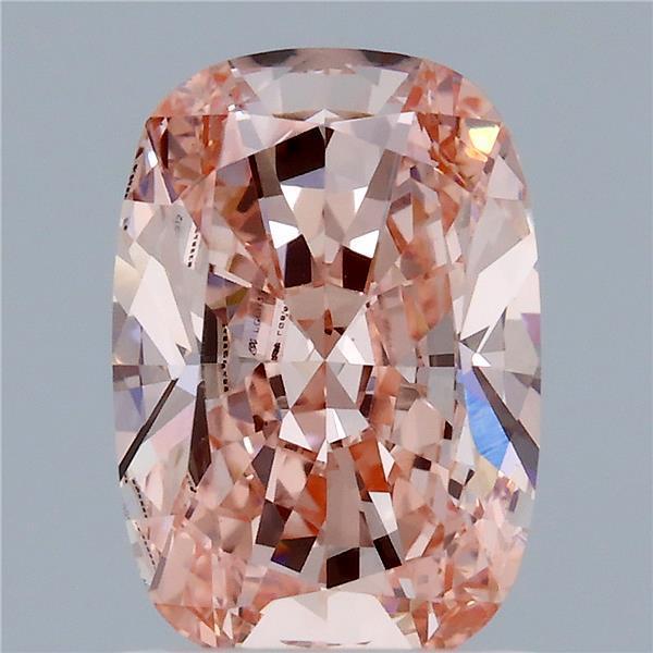 1.00 Ct. Fancy Intense Pink Cushion Lab Grown Diamond