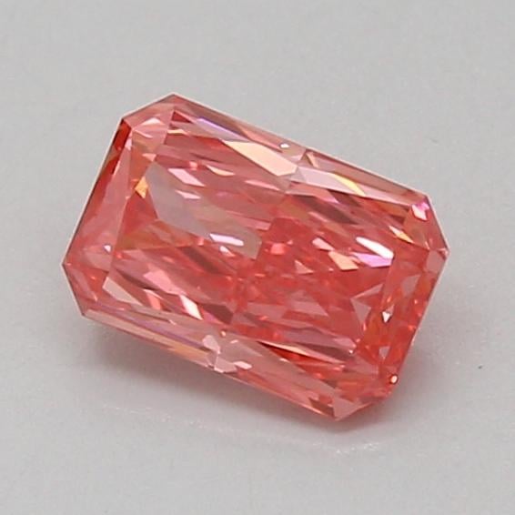 0.86 Ct. Fancy Vivid Pink Radiant Lab Grown Diamond