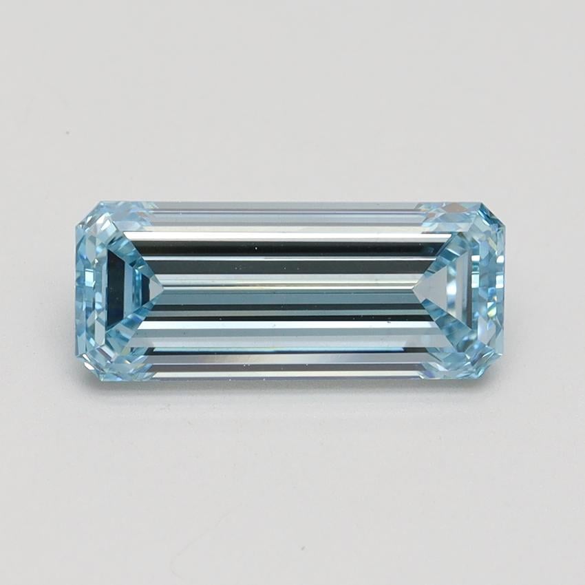 2.10 Ct. Fancy Intense Blue Emerald Lab Grown Diamond