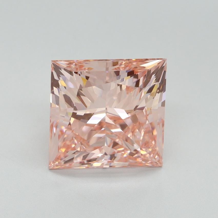 5.02 Ct. Fancy Vivid Pink Princess Lab Grown Diamond