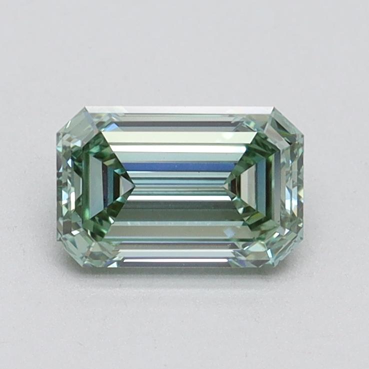 0.82 Ct. Fancy Intense Green Emerald Lab Grown Diamond