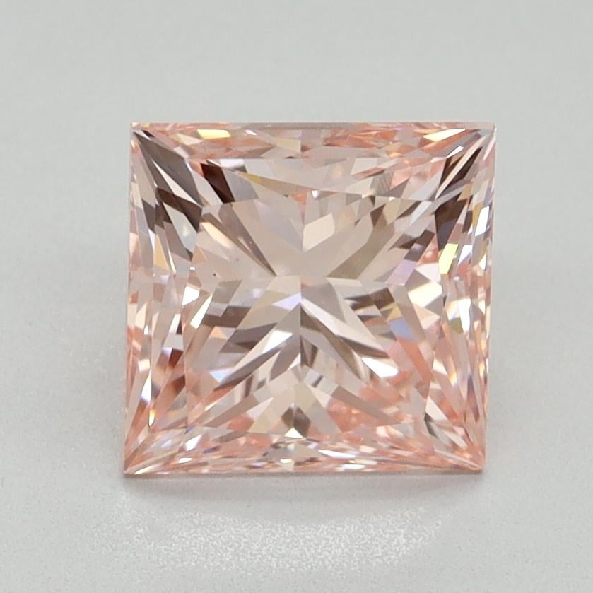 2.09 Ct. Fancy Intense Pink Princess Lab Grown Diamond