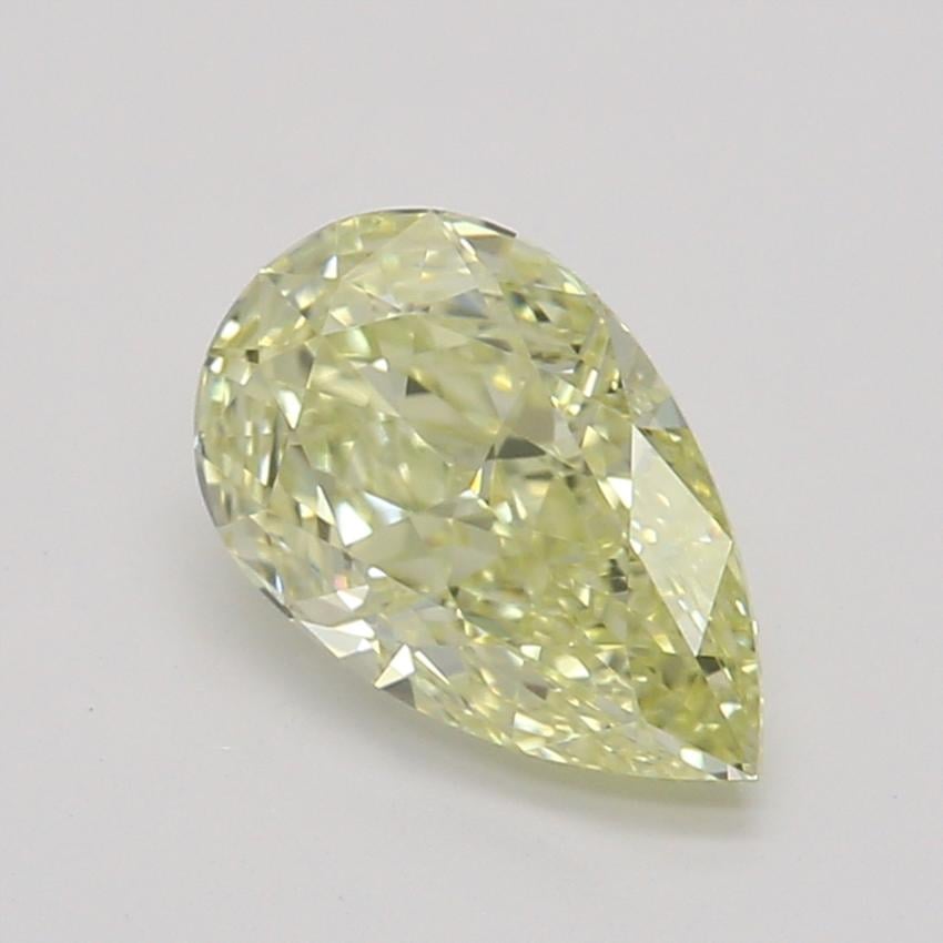 0.62 Ct. Fancy Yellow Pear Diamond