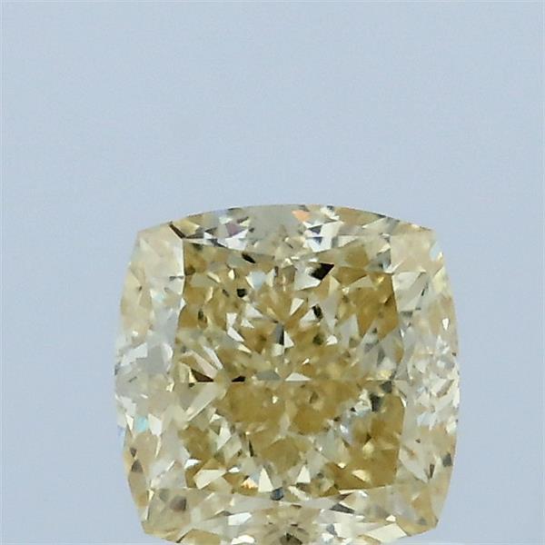 1.07 Ct. Fancy Intense Yellow Cushion Lab Grown Diamond