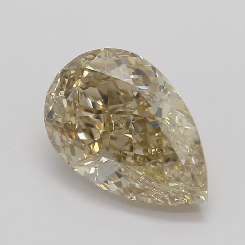 1.02 Ct. Fancy Light Yellowish Brown Pear Diamond