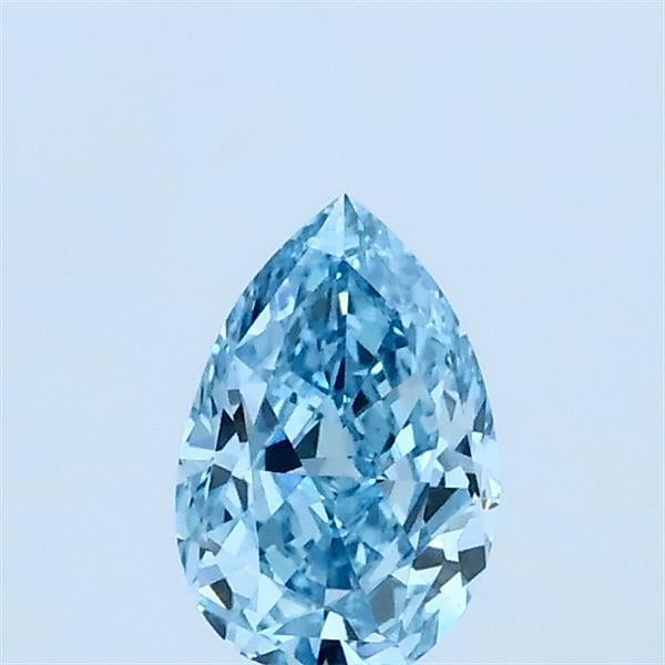 0.50 Ct. Fancy Vivid Blue Pear Lab Grown Diamond