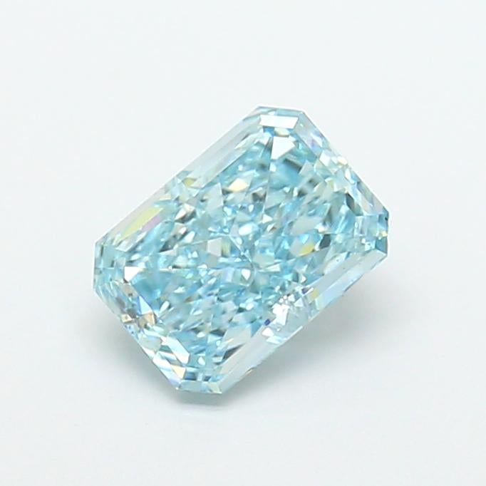 1.45 Ct. Fancy Vivid  Blue Radiant Lab Grown Diamond