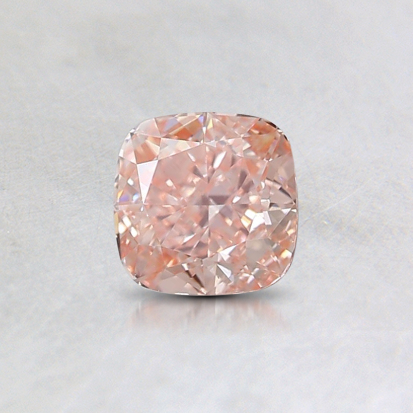 0.48 Ct. Fancy Orangy Pink Cushion Lab Grown Diamond