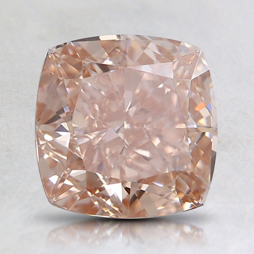 2.05 Ct. Fancy Orangy Pink Cushion Lab Grown Diamond