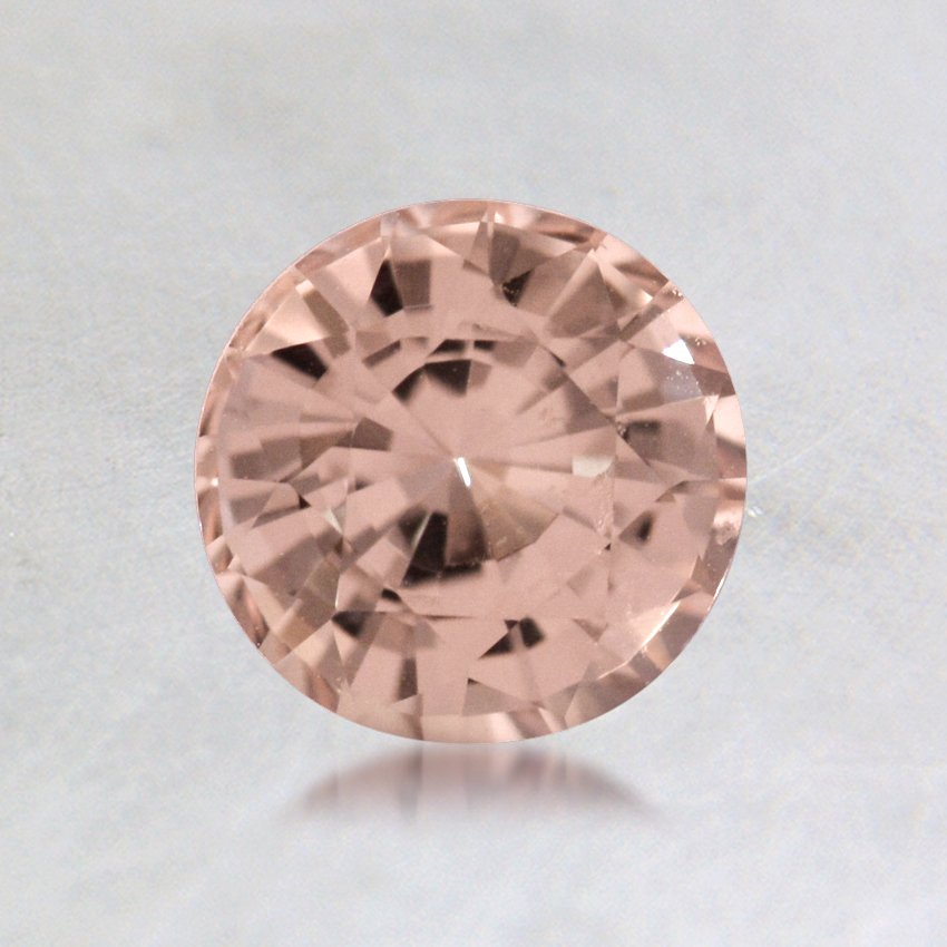6mm Peach Round Sapphire