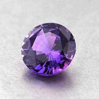 6.5mm Purple Round Sapphire