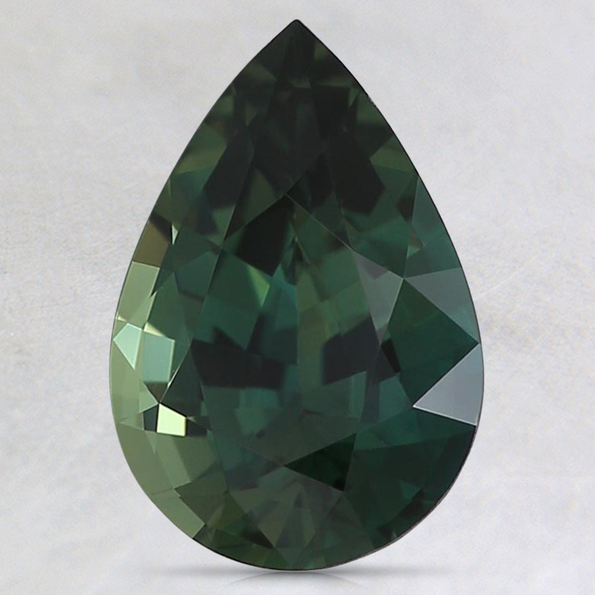 9.4x6.3mm Premium Teal Pear Sapphire