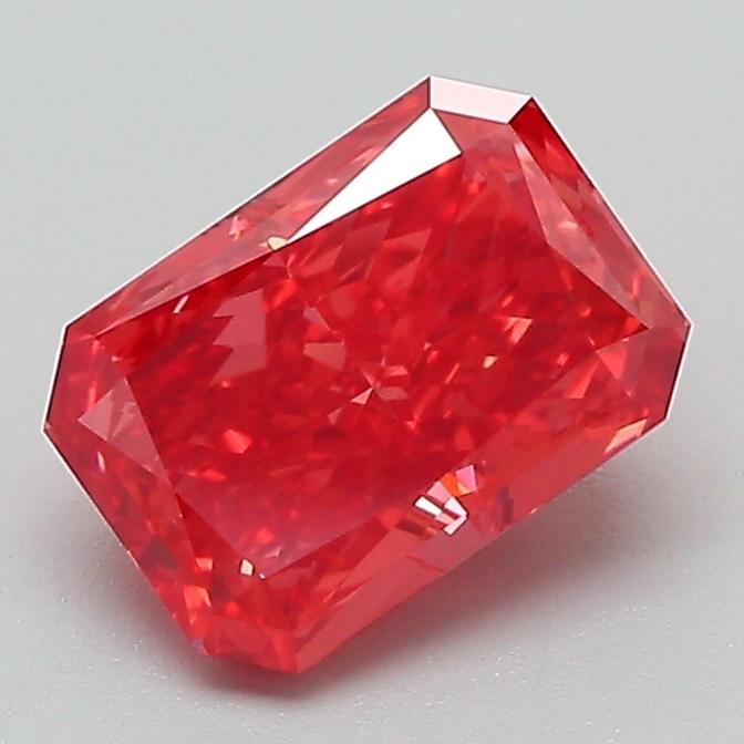 1.38 Ct. Fancy Vivid Pink Radiant Lab Grown Diamond