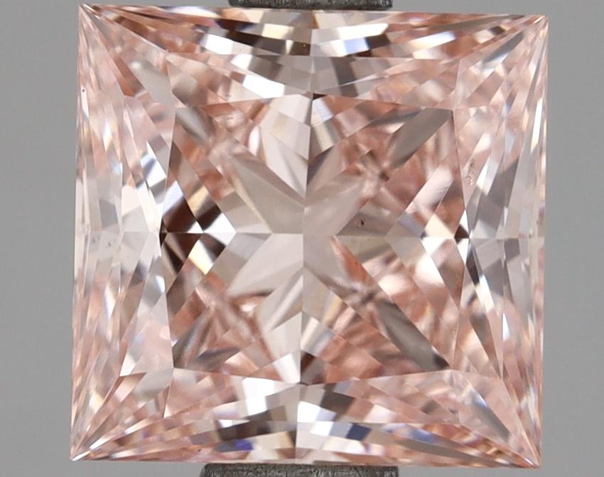 1.95 Ct. Fancy Intense Pink Princess Lab Grown Diamond
