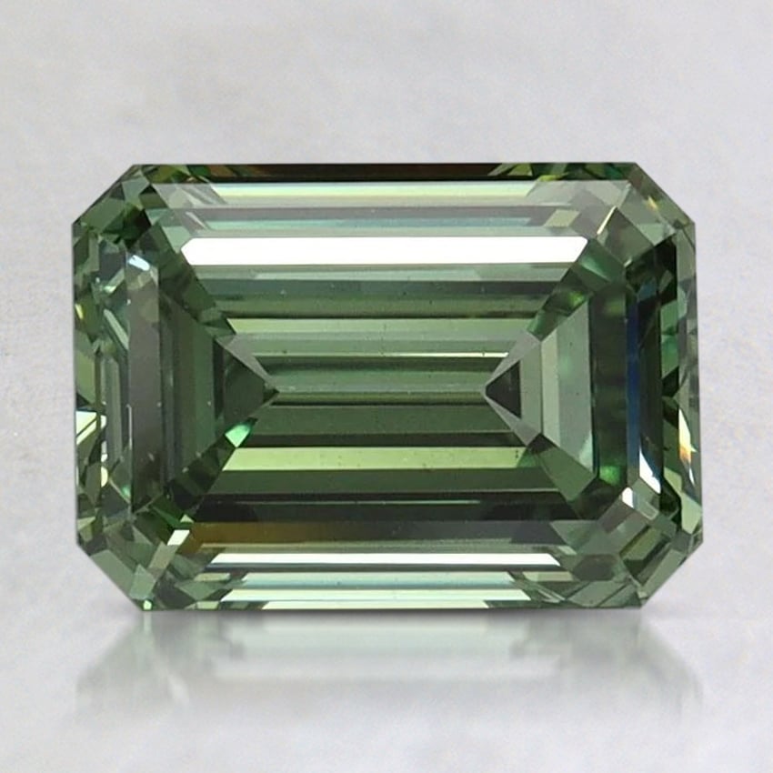 1.83 Ct. Fancy Vivid Green Emerald Lab Grown Diamond