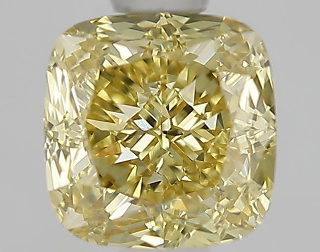 1.11 Ct. Fancy Light  Yellow Cushion Lab Grown Diamond