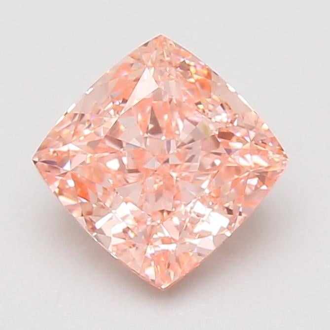 2.26 Ct. Fancy Vivid Pink Cushion Lab Grown Diamond