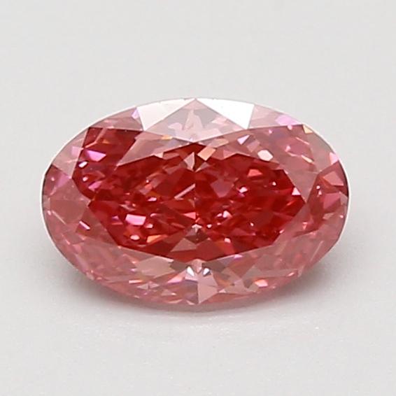 1.01 Ct. Fancy Vivid Pink Oval Lab Grown Diamond