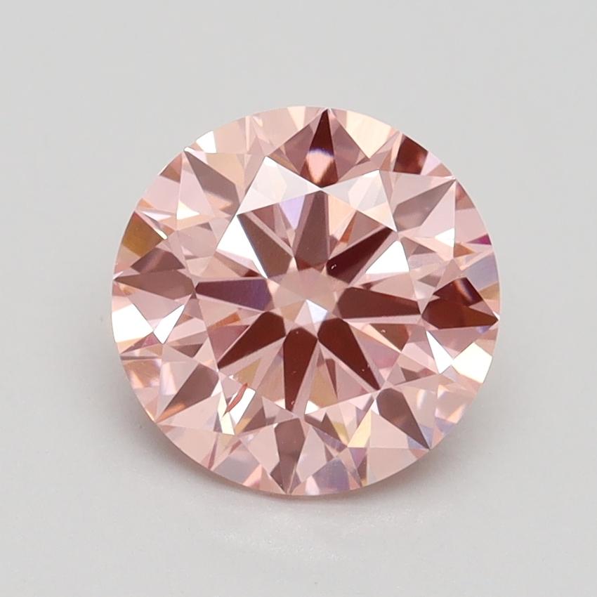 1.80 Ct. Fancy Vivid Pink Round Lab Grown Diamond