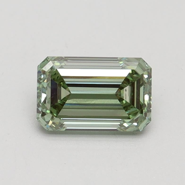 0.81 Ct. Fancy Intense Green Emerald Lab Grown Diamond