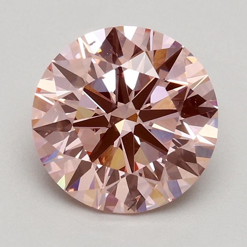 1.50 Ct. Fancy Intense Pink Round Lab Grown Diamond
