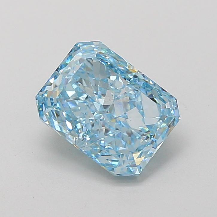 2.07 Ct. Fancy Vivid  Blue Radiant Lab Grown Diamond