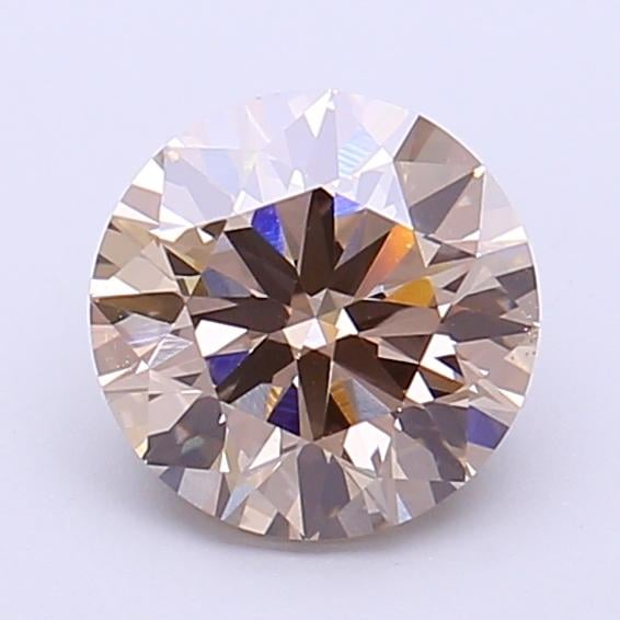 1.50 Ct. Fancy Light  Brown Round Lab Grown Diamond