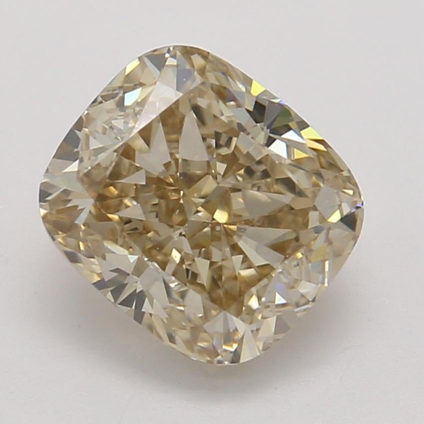 1.07 Ct. Fancy Yellow-Brown Cushion Diamond