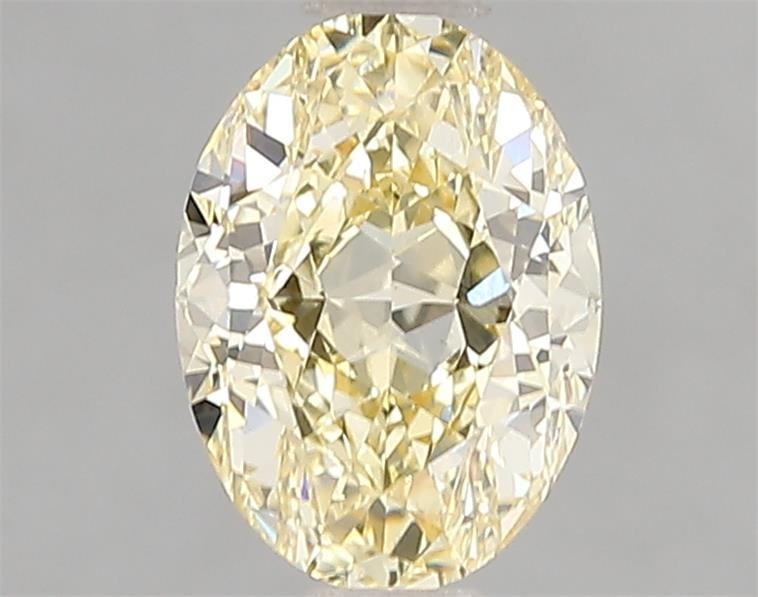 1.53 Ct. Fancy Intense Yellow Oval Lab Grown Diamond