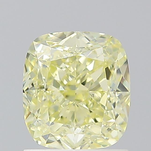 1.60 Ct. Fancy  Yellow Cushion Diamond