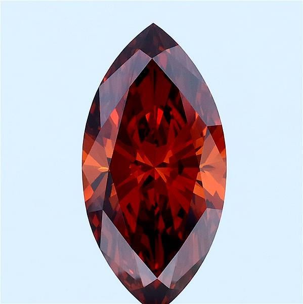 3.01 Ct. Fancy Orangy Brown Marquise Lab Grown Diamond
