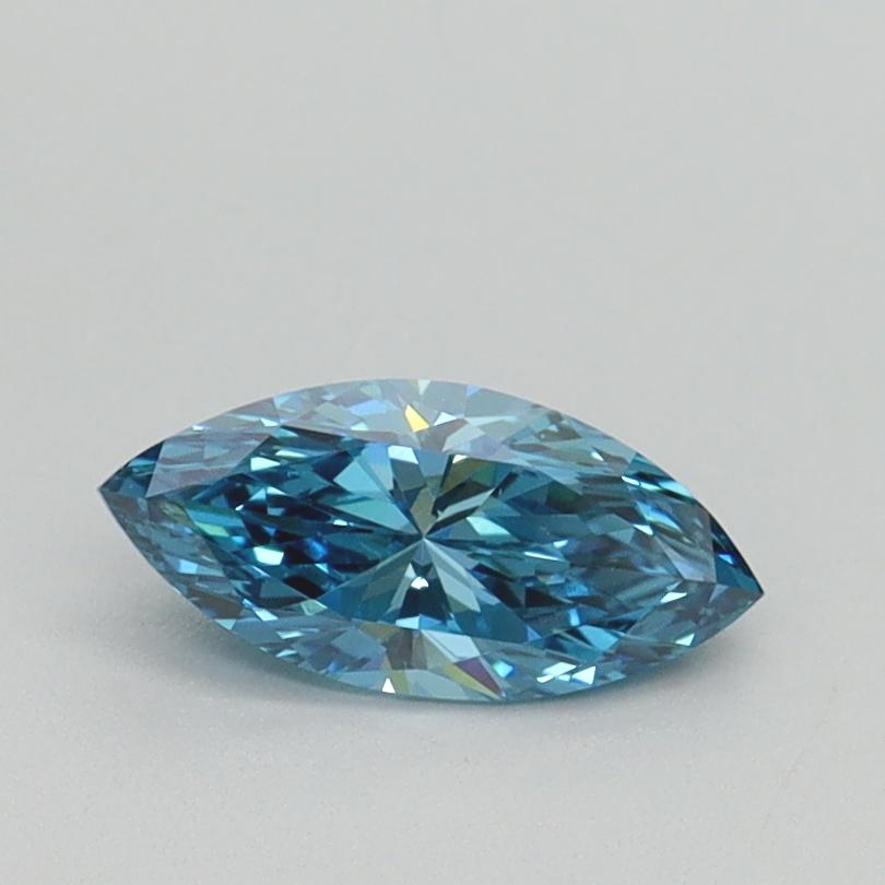 0.50 Ct. Fancy Vivid Blue Marquise Lab Grown Diamond