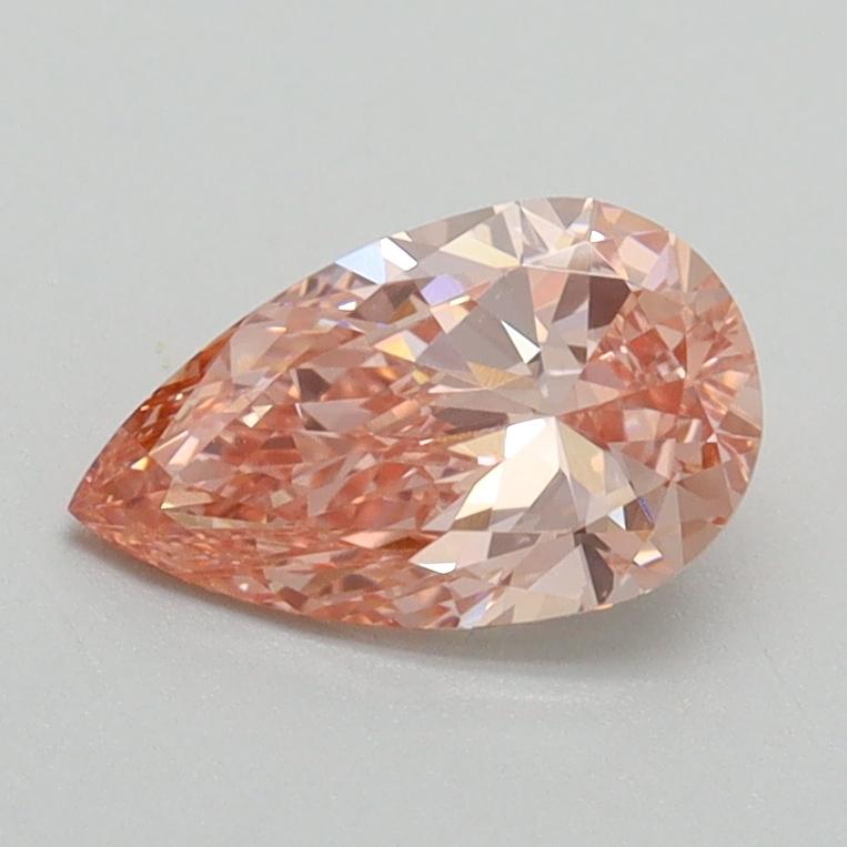 0.83 Ct. Fancy Intense Pink Pear Lab Grown Diamond