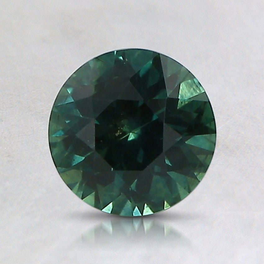 6.5x6.4mm Teal Round Montana Sapphire