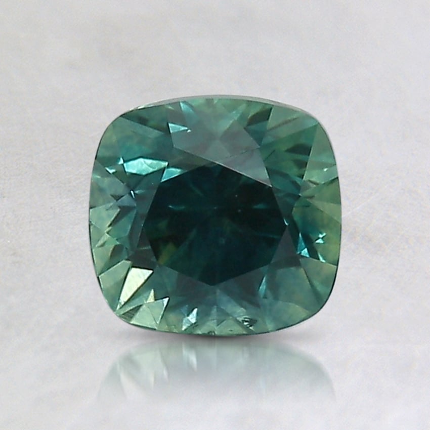 6x5.6mm Teal Cushion Montana Sapphire