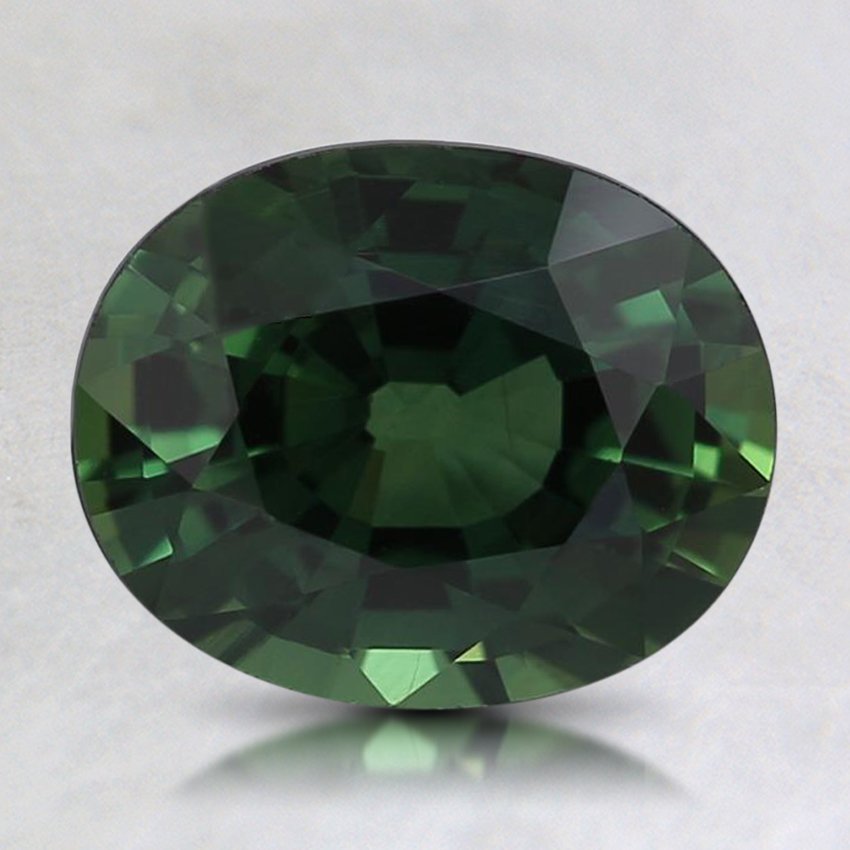 8.5x7mm Teal Oval Sapphire
