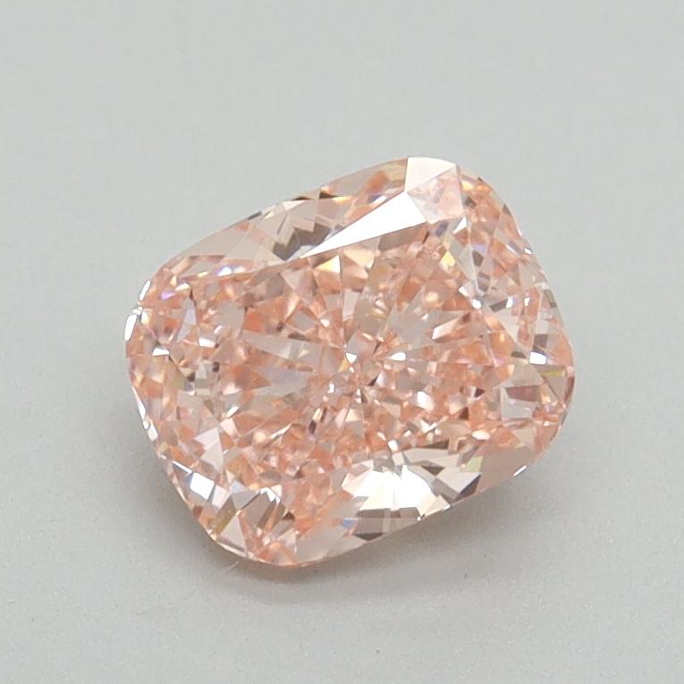 1.01 Ct. Fancy Vivid Pink Cushion Lab Grown Diamond