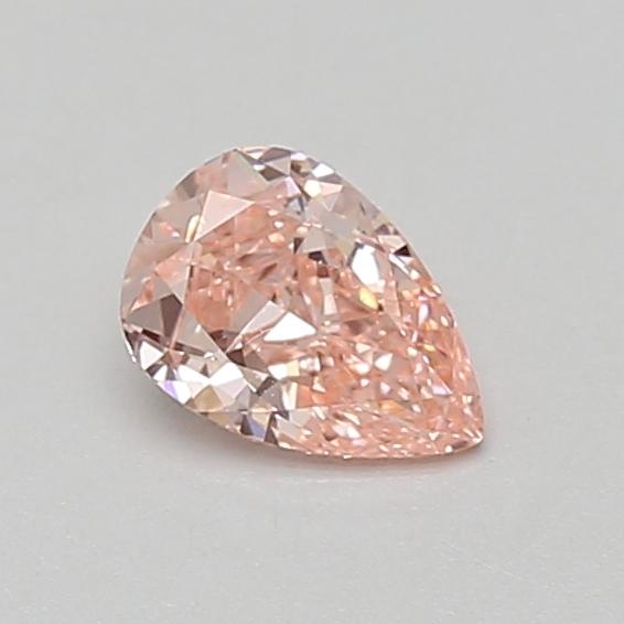0.51 Ct. Fancy Vivid Pink Pear Lab Grown Diamond