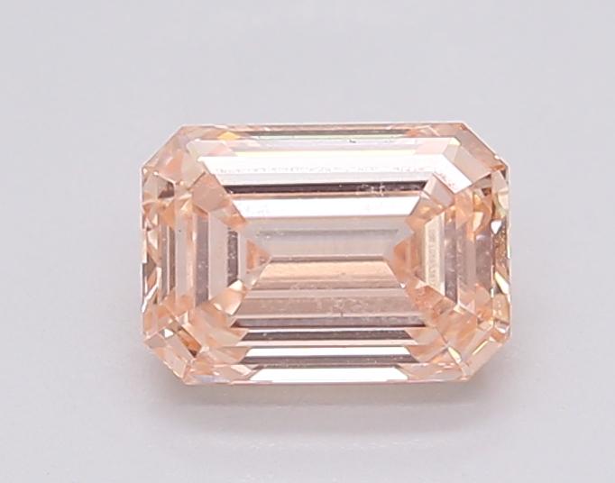 1.08 Ct. Fancy Intense Orangy Pink Emerald Lab Grown Diamond
