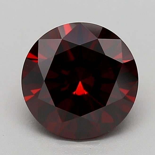 1.43 Ct. Fancy Deep  Orange Round Lab Grown Diamond