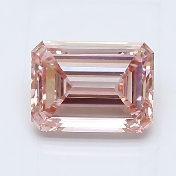 1.00 Ct. Fancy Vivid Pink Emerald Lab Grown Diamond