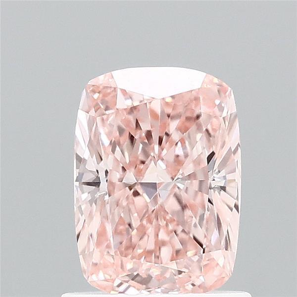 1.01 Ct. Fancy Vivid Pink Cushion Lab Grown Diamond