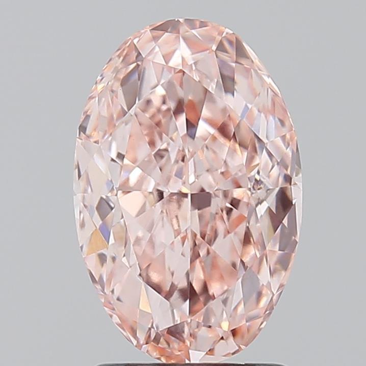 2.00 Ct. Fancy Intense Pink Oval Lab Grown Diamond
