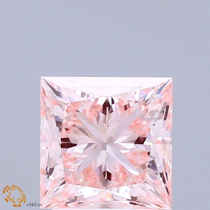 2.52 Ct. Fancy Intense Pink Princess Lab Grown Diamond