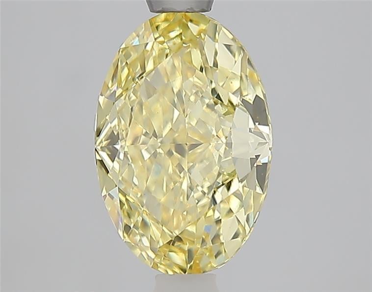 2.08 Ct. Fancy Intense  Yellow Oval Lab Grown Diamond